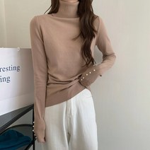 스타일아유 여성 터틀넥 슬림핏 니트 루즈핏 폴라 이너티셔츠 [AYA9KN0187]