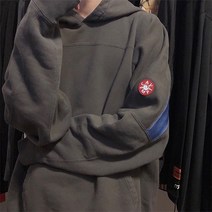 Cav Empt 카브엠트 테크웨어 스트릿 오버핏후드티 기모 2종 컬러 남녀공용 후드티셔츠