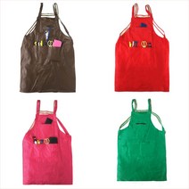 가죽앞치마 바리스타 미용 작업 바버샵 앞치마, 색상, 핑크