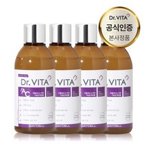 [봄바람특가@@] 닥터비타 기미 잡티 미백 주름 집중케어 저자극 비타민 AC 스킨 토너 200ml, 4개