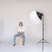 LED 제품 사진 촬영 RGB 조명 + 쇼핑몰촬영 젬볼 소프트박스 + 슈퍼 스탠드 삼각대 세트, RGB 젬볼 슈퍼 키트 KIT-RGBJL01