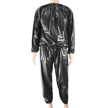 홈 짐 세트 피트니스 남여 땀 사우나 운동 체육관 체중 감량 정장 탑 바지 옷 장비, 1-블랙 xxxl