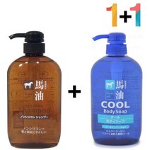 마유 무실리콘 샴푸 청소년 정수리 냄새 머리결 정수리냄새제거 동백오일 청소년샴푸 머리결좋아지는법, 마유샴푸 1개_마유쿨샴푸(초록) 1개, 본상품선택