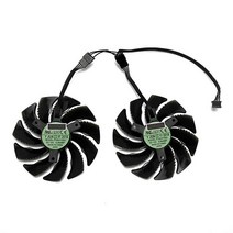 88MM T129215SU PLD09210S12HH 4핀 쿨링 팬 기가바이트 GTX 1050 1060 1070 960 RX 470 480 570 580 그래픽 카드 쿨러 2개 NN, 2 PCS