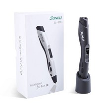 sunlu sl-300 3d pen for christmas gift child 3d printing pen for diy drawing fast shipping 3d 펜 세트, sl-300 블랙, 씨엔