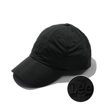 LEE 트위치로고 나일론 볼캡 차콜