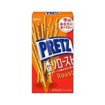 Glico Pretz 글리코 프레츠 막대 프레첼 로스트 구운 맛 일본 과자 간식 2개입 62g 6팩
