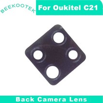 최신 원본 C21 후면 카메라 유리 렌즈 배터리 커버 수리 교체 액세서리 부품 Oukitel C 21 핸드폰