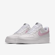 [정품 해외배송] 나이키 에어 포스 1 07 로우 흰핑 화이트 핑크스우시 바이유 커스텀