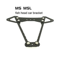 미니카튜닝 탄소 섬유 앞뒤 브래킷 MA MS SFM AR VS S2 강화 플레이트 CNC Stay Tamiya Mini 4WD diy 부품, 18 fish head bracket