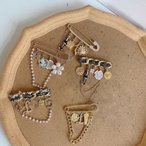 큐빅 명품브로치 패션 정장 블랙 선물 진주 브로치 자개 럭셔리 배지 진주브로치 뱃찌 와이셔츠 뱃지 명품