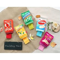 COSSE 애견장난감 애견카페 바스락소리 과자봉지 사료장난감, 1개