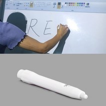 지울 수 있는 이동식 쓰기 드로잉 학습 화이트 보드 940nm LED 라이트 전자 펜 휴대용 인터랙티브 화이트, 02 2pcs 940nm