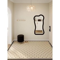 대형 PVC 매트인테리어발매트 주방매트 싱크대 PVC매트 매트 거실 거실매트 복도 인테리어, C. 모네의 정원+스퀘어