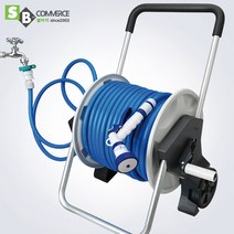 국산 이동식방차 포터블호스릴 60m 릴호스 세차호스