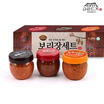 우리된장 땡초 보리된장 530g 국산 햇콩 사용 숙성 강된장 쌈장 만들기, 미니보리장 120g x 3종세트, 1개
