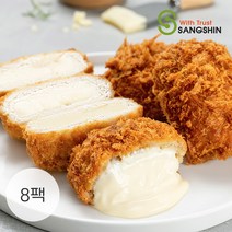 [상신] 더빠삭 폭탄 치즈카츠 8팩 16장, 단품