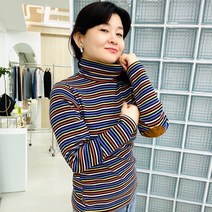 스트라이프목티 티셔츠 목폴라 단가라