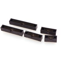 IDC 박스 헤더 커넥터 스트레이트 핀 FC 케이블 소켓DC3 1.27mm 피치8P10P12P14P16P20P26P30P34P40P50P60P10 개, 1.2x3P