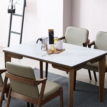 베스트리빙 [리퍼상품] 보스코 포세린 통 세라믹 2인용 4인용 6인용 식탁 테이블(단품) 2colors, 4인(1200), 화이트세라믹