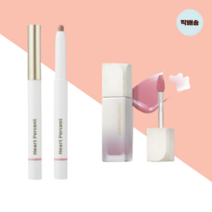 하트퍼센트 틴트/립펜슬 도트 온무드 퓨어글로우 틴트+ 립펜슬 set, 02핑크로즈, 05애프리콧코랄