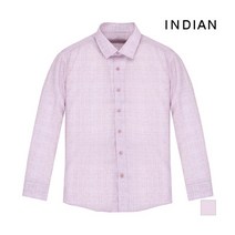 인디안 INDIAN 체크 패턴 긴팔 셔츠_MITNLVM3301