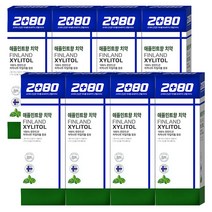 2080 자일리톨 치약 100g, 8개