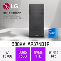 LG 데스크탑 B80KV-AP37ND1P, NVMe1TB/RAM16GB