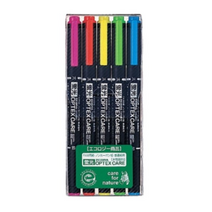 ZEBRA 옵텍스 케어 5색세트, 5색, 6세트