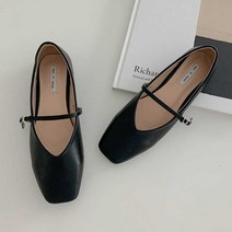 여자 정장 원피스 검정 플랫 유행 데일리 신발