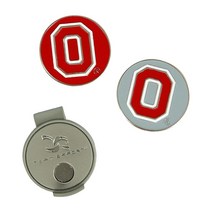Team Effort NCAA 팀 로고 골프 볼마커 2개 & 모자 클립 정품보장, Nebraska Cornhuskers