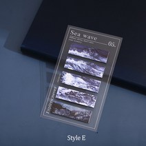 풍경 포스트잇 100PCS 포토 감성 사진 책갈피, Sea wave