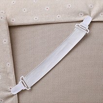 침대 패드 시트 고정밴드 이불 밀림방지 매트리스 집게, 2-2. 스텐 고정집게 - 화이트