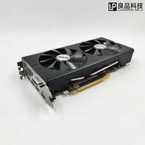 그래픽카드 MSI ASUS RX580 RX590 데스크탑 8G 4K, XFX RX580 8G 레드울프