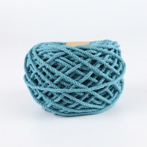 24합컬러면사 컬러면사 최고급면사 100% 마크라메 매듭실 위빙 티코스터실 패턴실 도일리 레이스실 컬러경사실 태슬만들기 국내제작면실, 블루그린