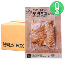 참프레 건강한 산야초 오리 훈제 슬라이스 400g (냉장) 캠핑요리 바베큐 무쌈말이 월남쌈, 10개(1box)
