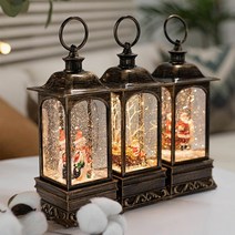 2101 크리스마스 랜턴 워터볼 오르골(3type), 산타