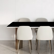 어나더 양면 가죽 방수 식탁보 모서리라운딩5mm, 블랙 + 그린, 75 x 115 cm