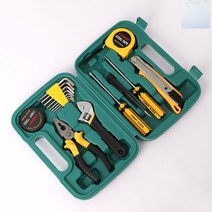 socean 절연 테이프 몽키 검전 드라이버 펜치 수공구 세트 16종 전압 측정기 도라이바툴박 pvc 테이프 줄자 스패너