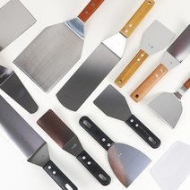 스페치 헤라 모음 스텐 삼각 사각 터너 철판 나무 플라스틱 뒤집개 스패치 뜨개 햄버거, 03.사각스페치(소)
