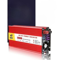 배터리 차량용 인버터 고전력 자동차 변환기 차박 변압기, 1800w 디지털 디스플레이  220V 12V