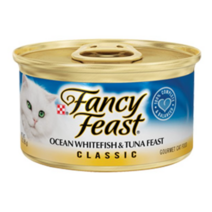 팬시피스트 화이트라벨 참치와 흰살생선 주식캔, White fish Tuna/참치와 흰살생선, 85g, 1개