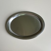 이태리 스텐 오벌 트레이 23cm 무광 타원 접시 카페 바 서빙 쟁반