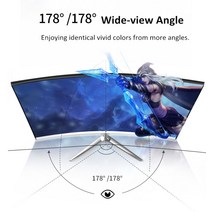 모니터 컴퓨터 4k 38인치 40인치 42인치 60인치 모니터데스크탑 컴퓨터 1080 hz 1ms 게임 디스플레이에 대, 02 black 4k 60hz flat