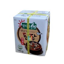 맛있는 양지뜰 옛날식 찌개용 된장14kg 업소용 식당용 식자재 소스 분말 양념, 상품선택