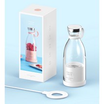 Aiiyya 무선 믹서기 휴대용 소형 미니 블렌더 자기흡입식 무선충전, 핑크