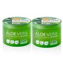 과일나라 알로에베라 모이스처 리얼 수딩젤 500ml 2개 대용량 쿨링크림, 500g