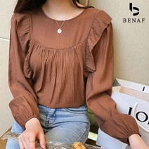 베나프 루루 프릴 블라우스_BG3BL010