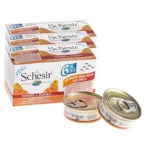 쉐지애 고양이 젤리 캔 50g x 6p, 참치 + 파파야 + 쌀 혼합맛, 3개