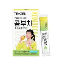 티젠 콤부차 파인 30스틱 6일분 분말 분말차 차세대차 유산균 발효음료 건강음료 과즙 고형차, 단품